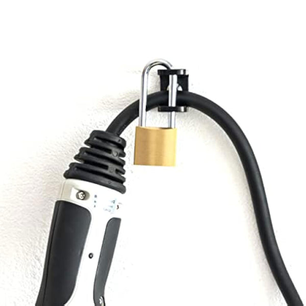 Daolar Typ 2 Anti-Styrd med lås - Anti-Stjänt Enhet för laddning kabel på vägglådan, Lämplig för kablar upp till 22 mm